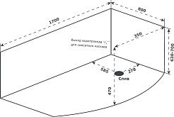 Bas Акриловая ванна Либера 170х100 – фотография-4